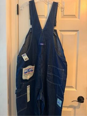 SMITH Men's Denim Overalls - Dark Blue